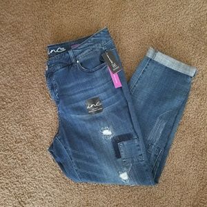 INC Boyfriend Slim Tech Fit Jeans Pants Size 18W